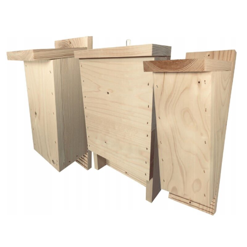 Fledermauskasten aus Holz Ganzjährig Modell 4