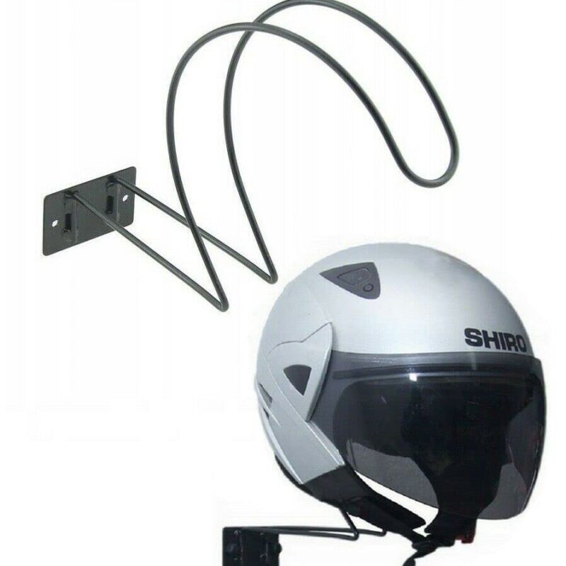 Helmhalter Wandhalterung Austellungshalter perfekt zur Aufbewahrung eines Helms für Motorrad Fahrrad Quad Cross