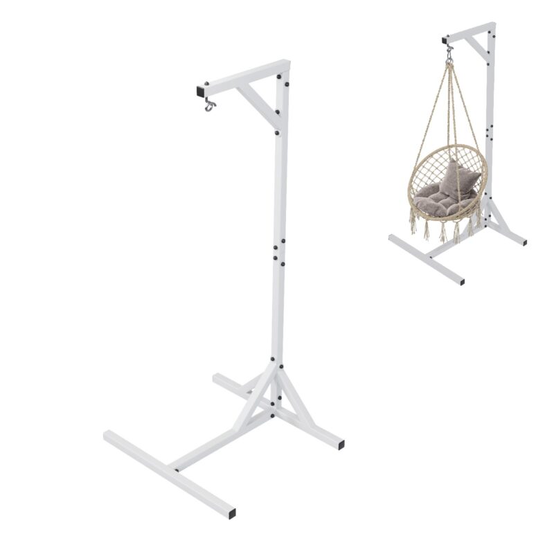 Hängesessel Gestell aus Stahl 212 cm Outdoor - #11262 weiß