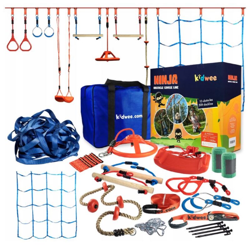 QLS Kletterpark Slackline Set für Kinder