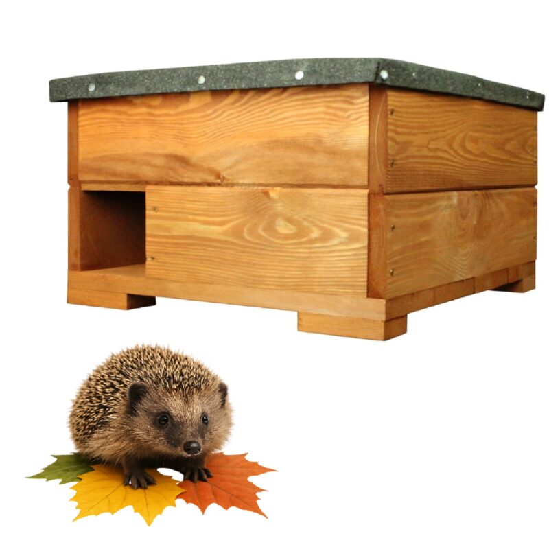 QLS Igelhaus aus Holz 45x45x27 cm Imprägniert