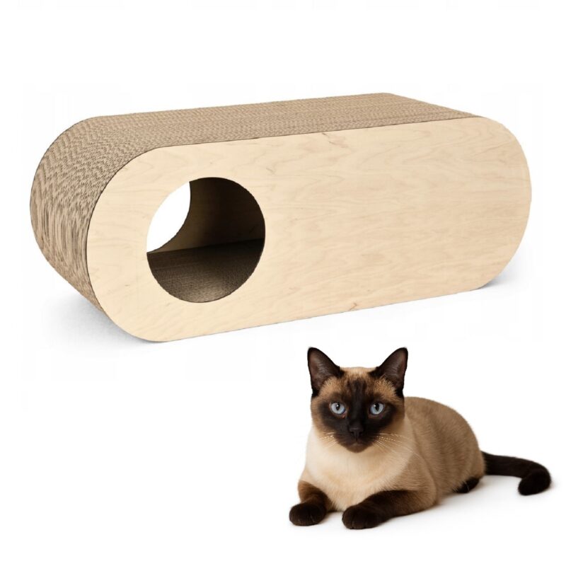 QLS Kratzbrett für Katzen 75×27×29 cm